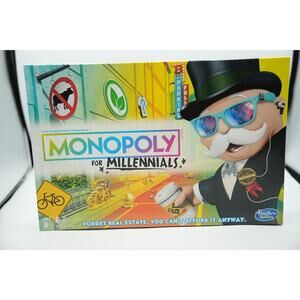 Monopoly for Millennials Board Game Hasbro New Sealed